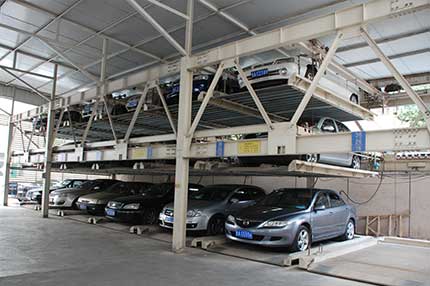 山东省劳动和社会保障厅3层升降横移式立体车库机械式立体停车设备