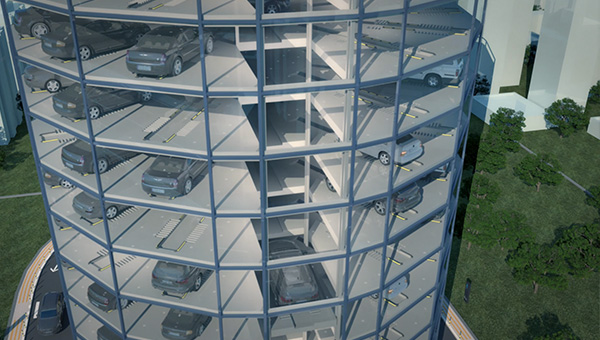 智慧城市圆筒型立体停车场停车解决方案